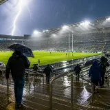 Lightning halts Browns–Bills preseason after nearby strike; game suspended amid severe thunderstorm warning