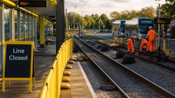 Altrincham tram line to shut for two weeks as next phase of major works begins