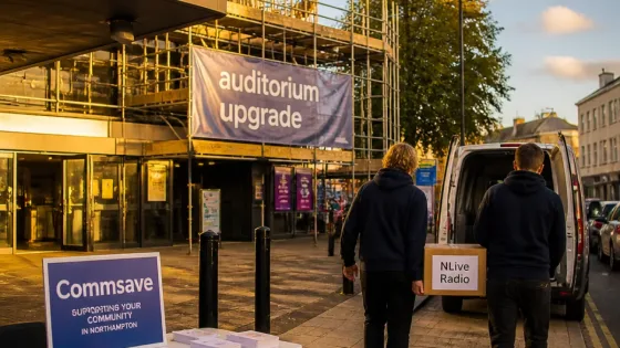 Commsave fund backs Northampton radio and supports Royal & Derngate auditorium upgrade