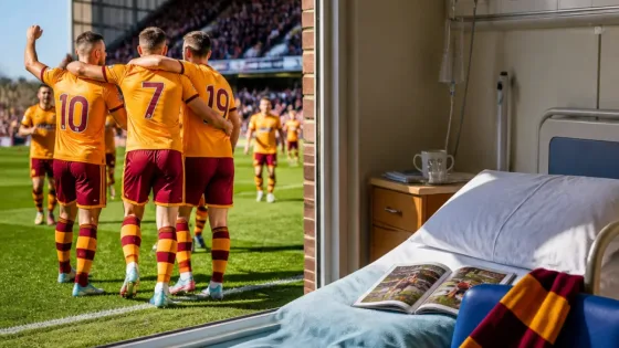 Dundee United thrash Kilmarnock as manager Jim Goodwin absent with medical issue