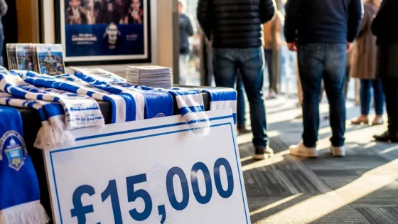 Greenock club receives £15k donation after Beacon Arts appearance