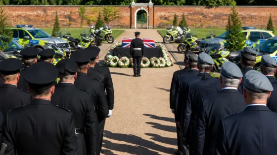 Hundreds attend funeral in Redcar for PC Tom Clough killed on A66