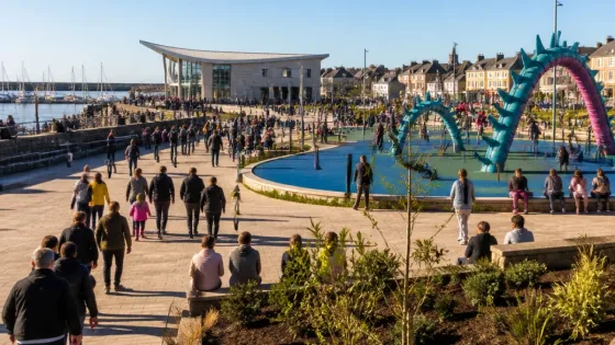 Irvine’s new Sea Monster playpark opens as major milestone in harbour regeneration