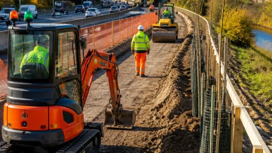 Kirkby works begin on Copthorne Greenway to link playing fields, canal and new housing
