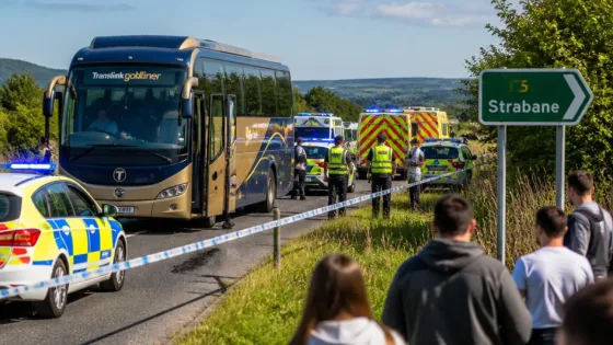 Man charged after dramatic bus hijacking and 20‑mile pursuit from Omagh