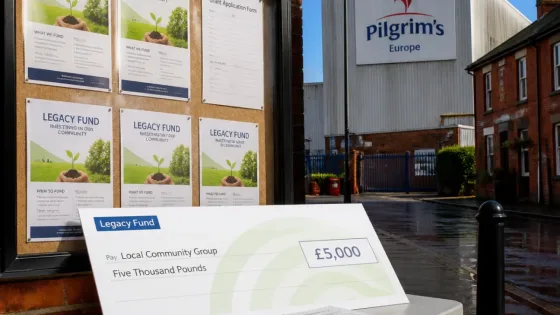 Pilgrim’s Europe opens £5,000 Legacy Fund for Ballymena community initiatives