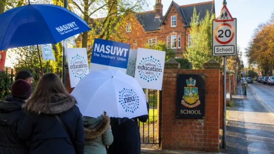 Preston teachers strike as school fights conversion to church-run academy