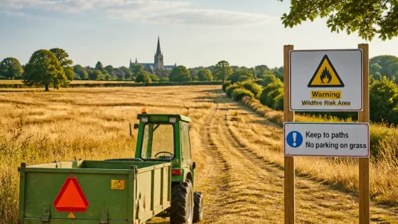 Salisbury council steps up wildfire prevention as dry summer raises risks
