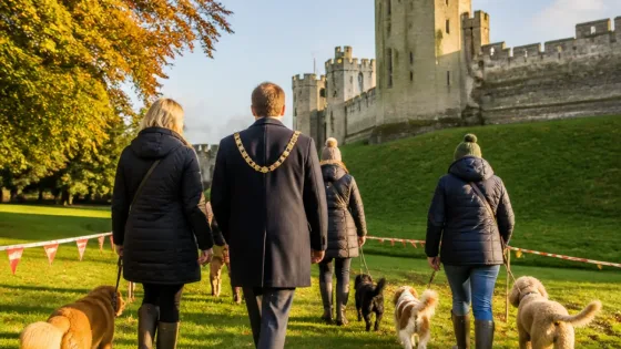 Warwick mayor to lead charity dog walk inside Warwick Castle grounds