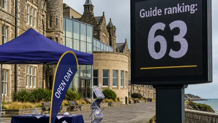 Aberystwyth University falls to 63 in national guide, losing third place among Welsh institutions