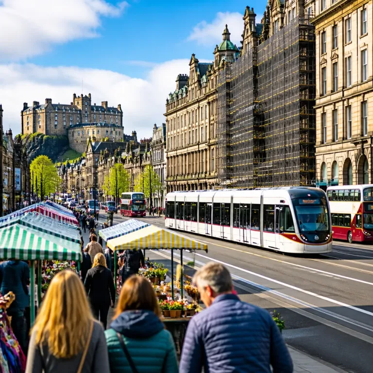 Princes Street reopens after fire as traders hope transport restores lost trade