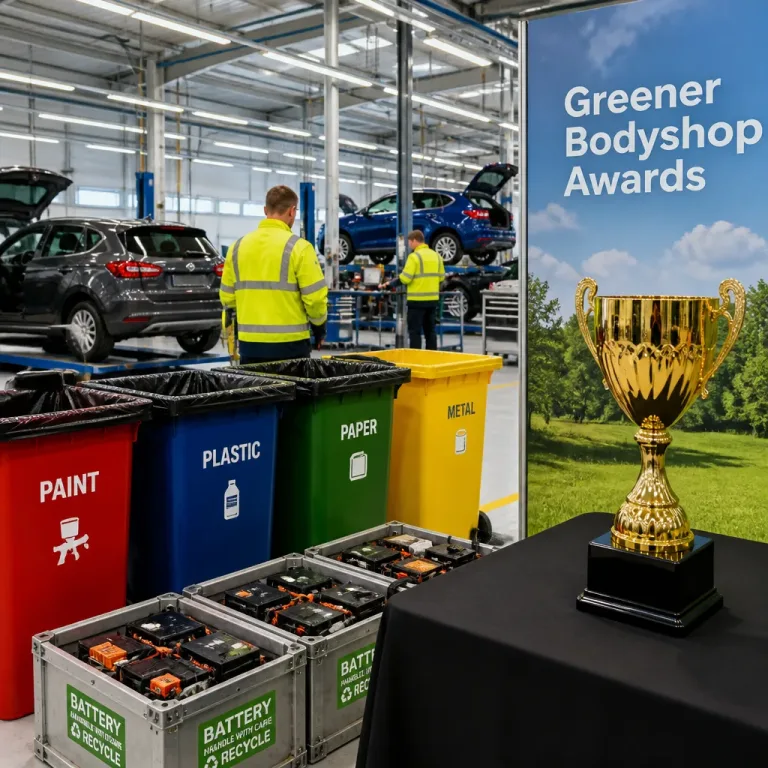 Independent bodyshop wins national green award as sector confronts EV transition