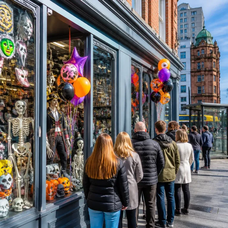 Four-decade family fancy-dress shop draws queues as independent retail endures