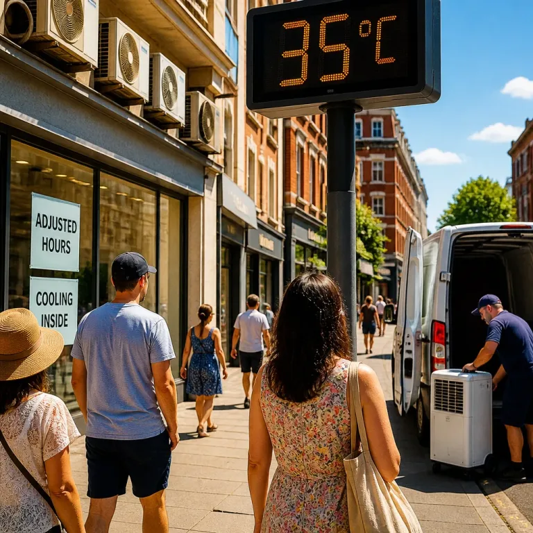 UK firms and shoppers change plans after record heat as Barclays reveals investment shift