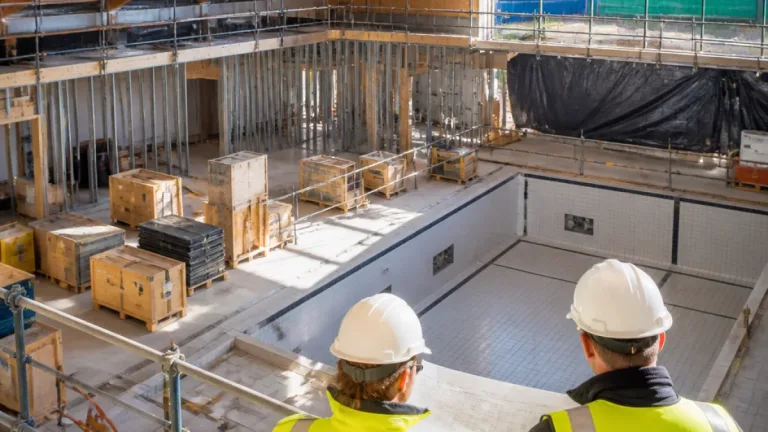 Caerphilly Cabinet inspects new Leisure and Wellbeing Hub as March 2027 opening nears