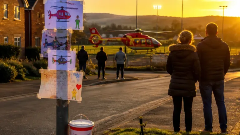 Carmarthen girl who survived van crash helps raise £65,000 for Wales Air Ambulance