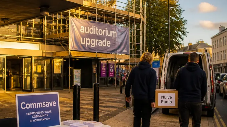 Commsave fund backs Northampton radio and supports Royal & Derngate auditorium upgrade