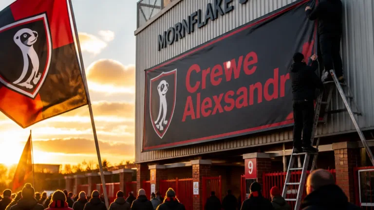 Crewe Alexandra to appear as 'Crewe Alexsandr' for opening week under new EFL tie-up