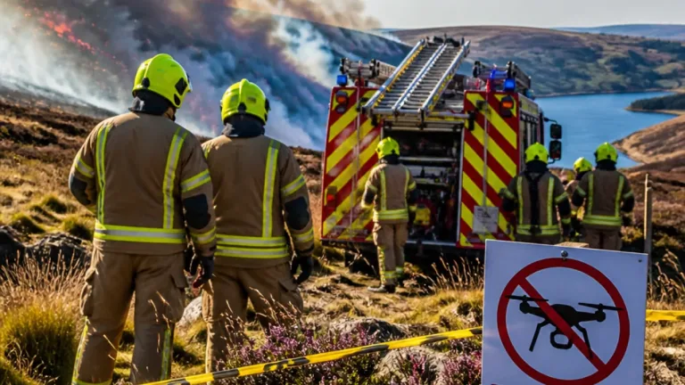 Crews battle moorland wildfire near Ebbw Vale as residents urged to avoid the area