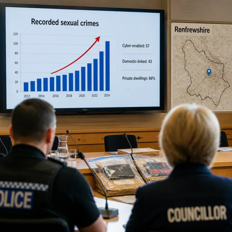 Police say refreshed approach drove 63.7% rise in Renfrewshire recorded sexual crimes