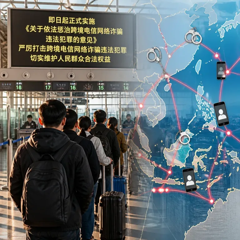 China tightens exit rules and steps up cross‑border policing to tackle scam syndicates