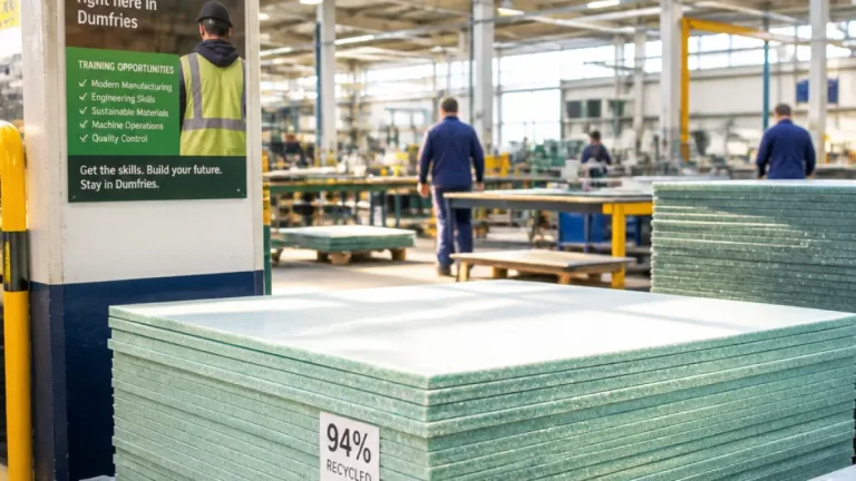 Dumfries factory expands with new jobs to build 'world‑first' recycled glass panels