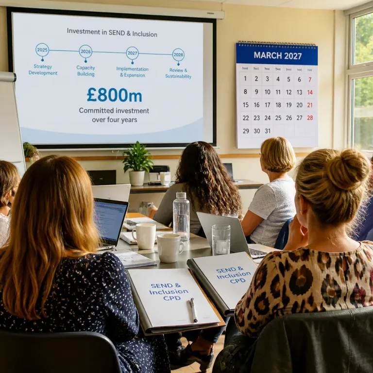 DfE unveils plans for up to £800m SEND training framework for schools and FE