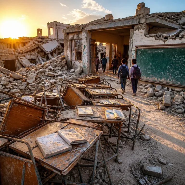 War leaves around 80% of Gaza schools unusable and over 127,000 pupils out of education