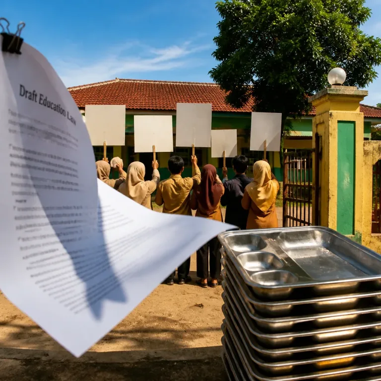 Teachers warn bill could reopen funding route for Indonesia’s free school meals