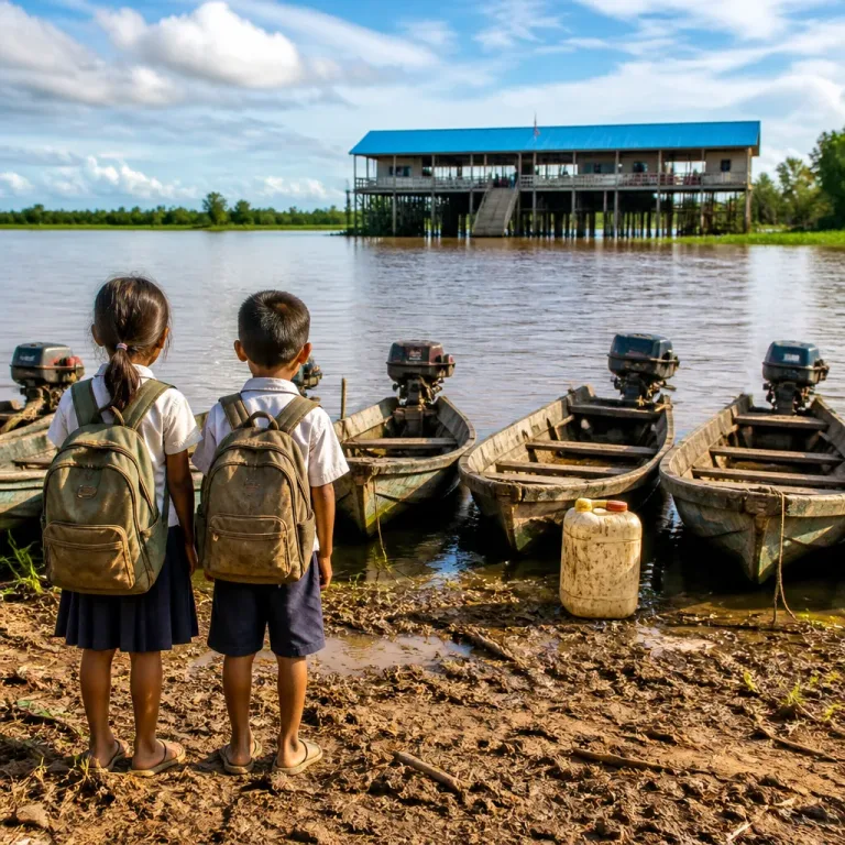 Rising fuel costs from Iran conflict force poorest pupils in Cambodia to choose work over school