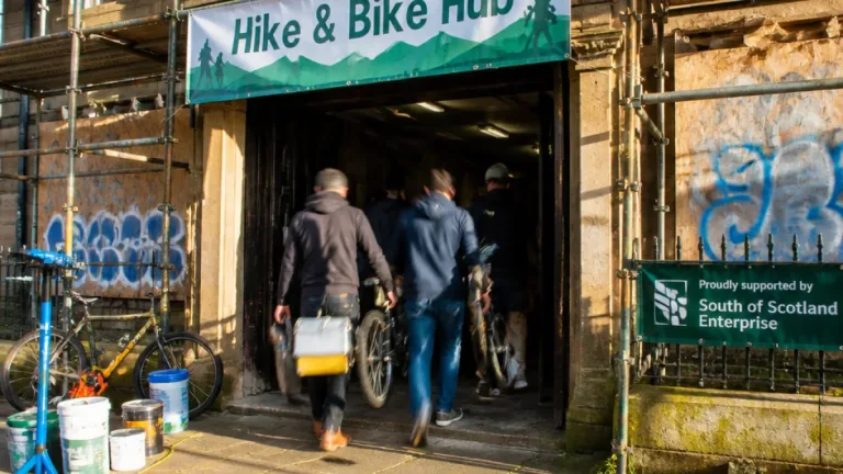 Galashiels social enterprise restores town-centre building to boost biking and tourism