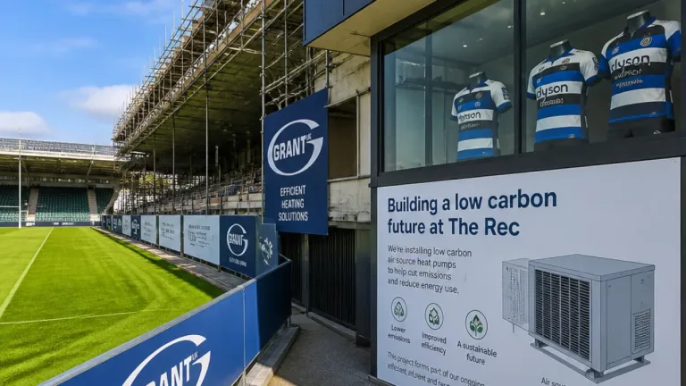 Grant UK returns in three-year deal to back Bath Rugby and The Rec redevelopment