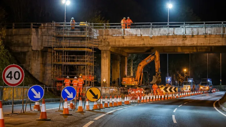 Guildford motorists warned of extended A3 closures as Dennis roundabout repairs continue
