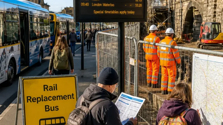 Guildford services to be replaced by buses over August Bank Holiday for engineering work