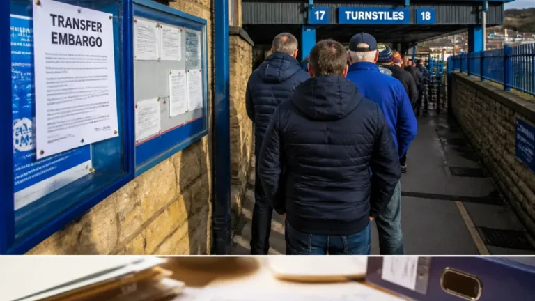 Halifax Town under temporary transfer embargo after late paperwork submission