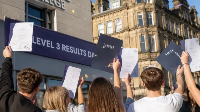 Harrogate college students celebrate strong Level 3 technical results and new progressions