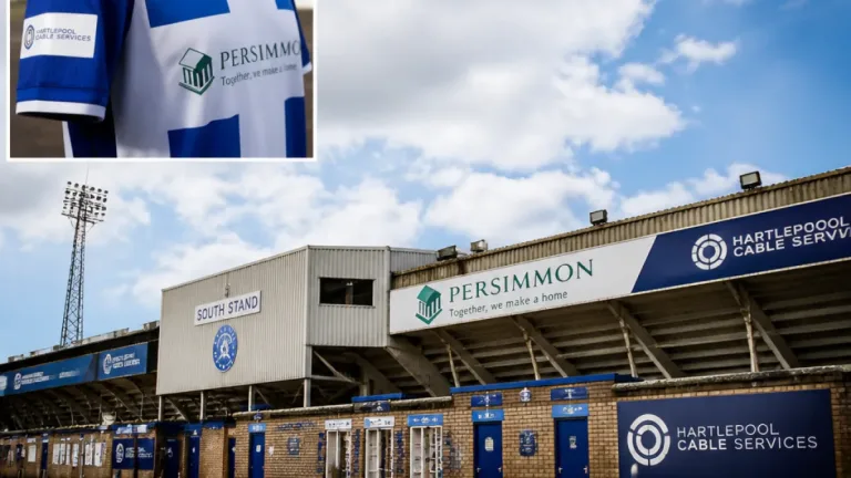 Hartlepool United secures Persimmon deal and expands link with local cable firm