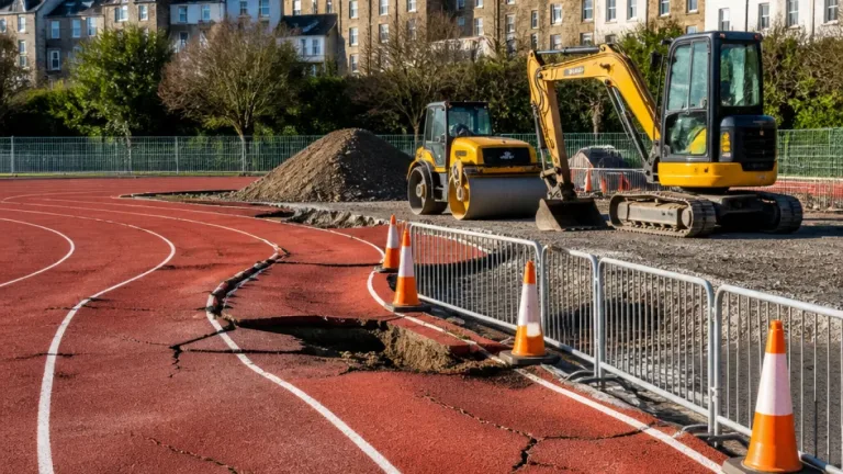 Haverfordwest athletics track set for £300,000 overhaul to tackle cracking and subsidence