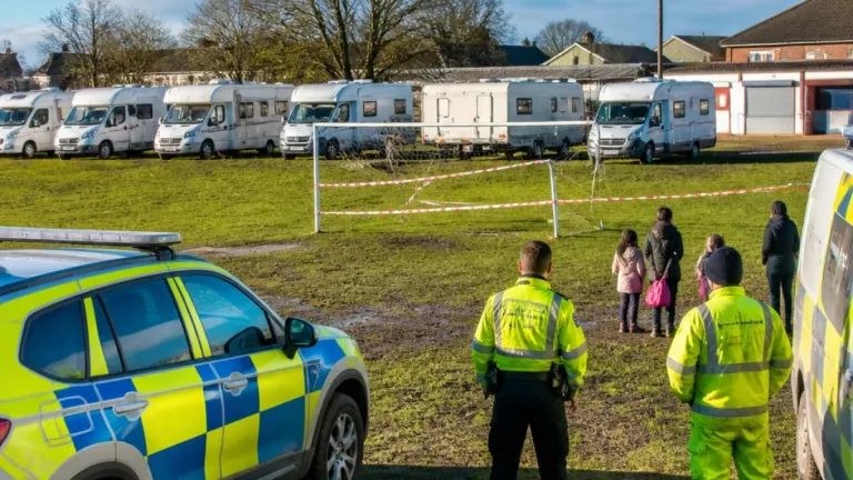 Holiday course cancelled after travellers' encampment at Redcar Athletic site