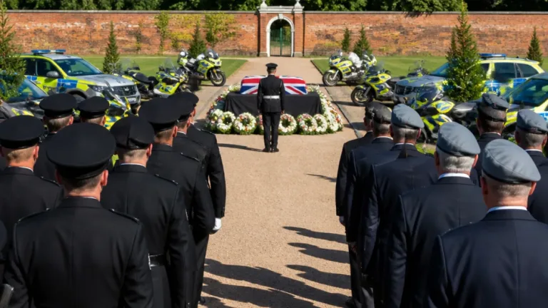 Hundreds attend funeral in Redcar for PC Tom Clough killed on A66
