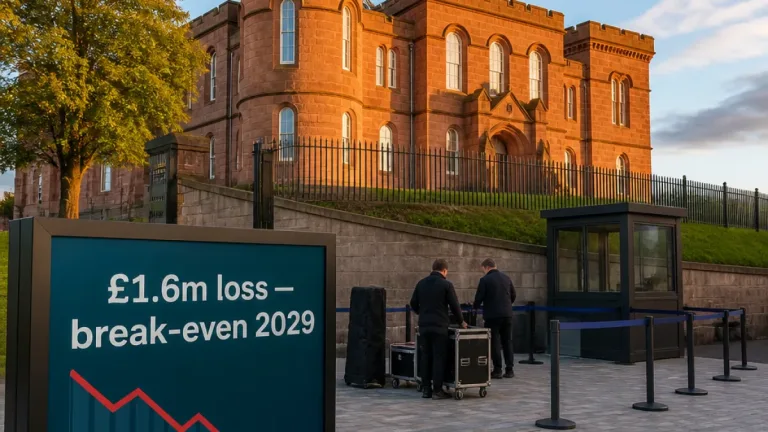Inverness castle attraction faces years of losses as break-even pushed back to 2029