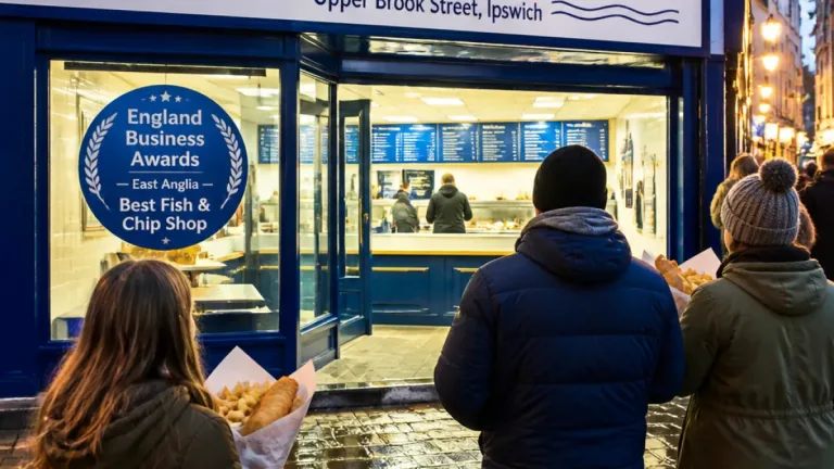 Ipswich fish and chip shop crowned best in East Anglia again