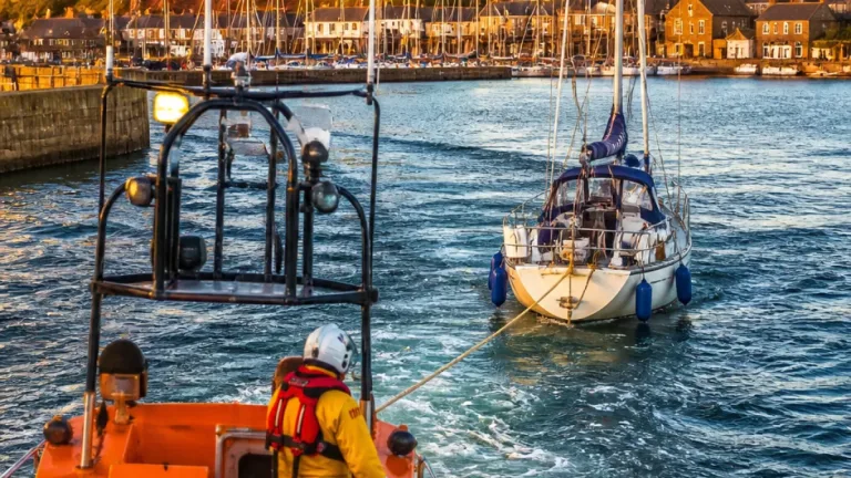Kirkwall lifeboat tows stricken yacht into harbour after rough-sea call‑out