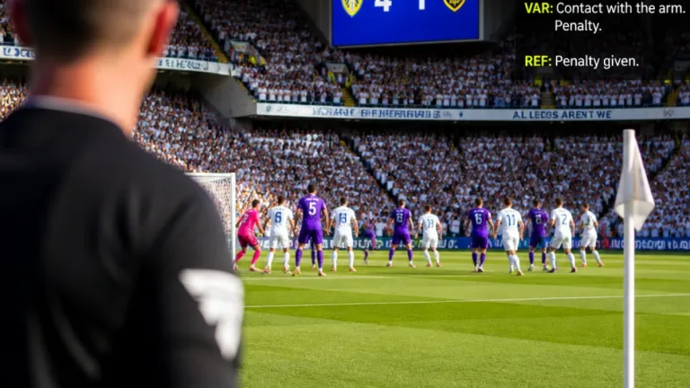 Leeds penalty claim denied after VAR exchange as Whites win 4-1 at Elland Road
