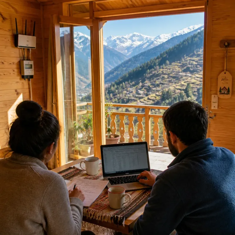 A remote-working couple says they live near Manali on about Rs. 50,000 a month