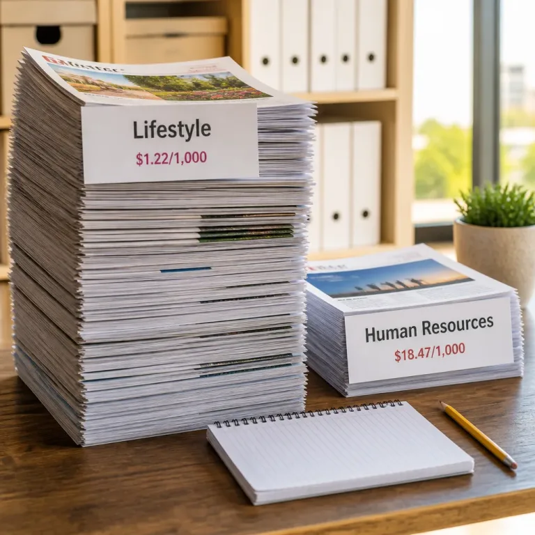 Advertisers pay far more for HR and B2B newsletters than for large lifestyle lists