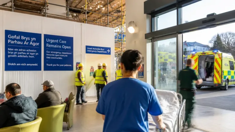 Major emergency-department upgrade at St Mary's hospital begins amid rising demand