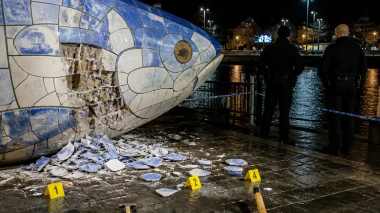 Man charged after alleged £10,000 attack on Belfast’s Big Fish sculpture