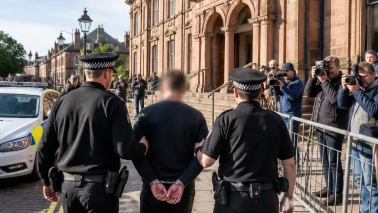 Man charged after death of nine-year-old found at Arbroath industrial estate appears in court