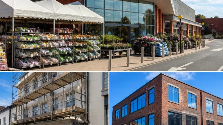 Mansfield plans: Asda canopy, new town-centre flat and contractor HQ upgrade